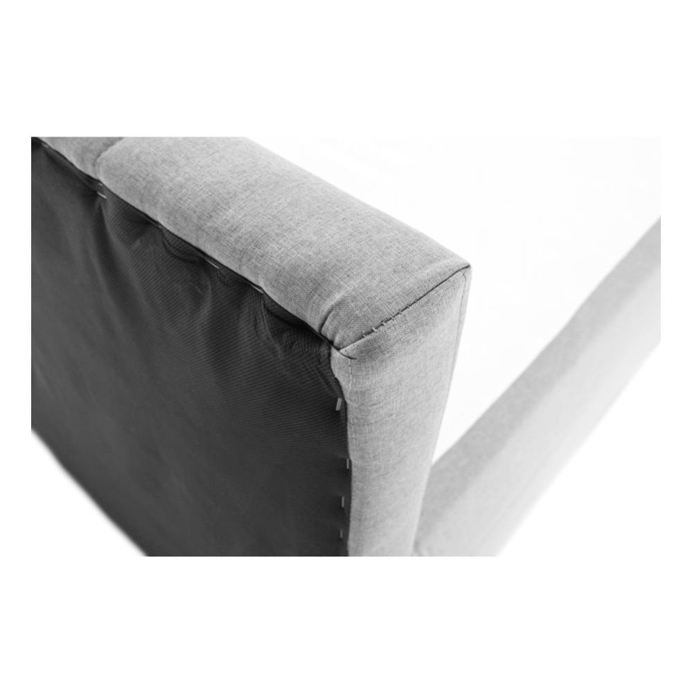 Pat tip BOXSPRING 140x200, gri deschis, FERATA KOMFORT
