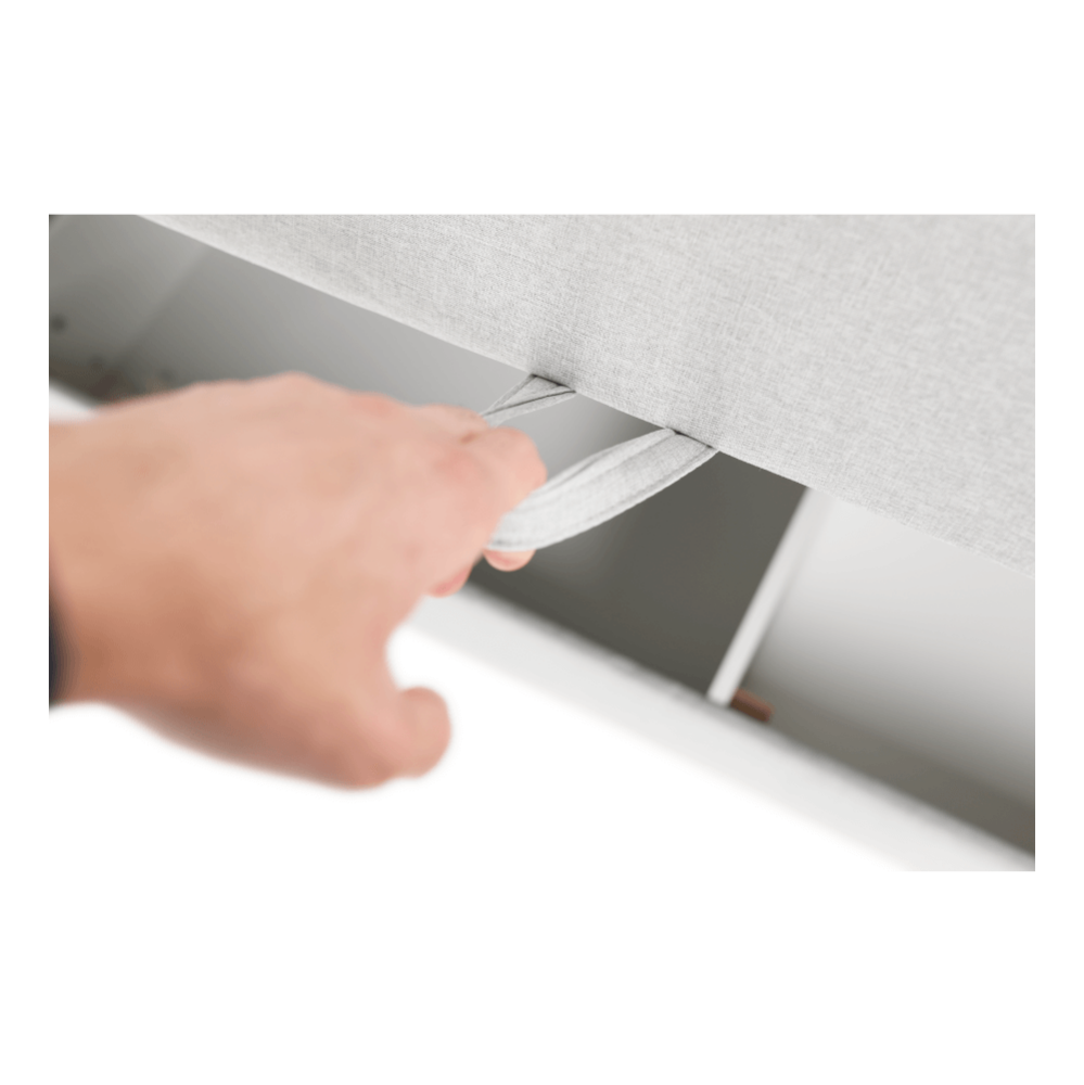 Pat tip BOXSPRING 160x200, gri deschis, FERATA KOMFORT