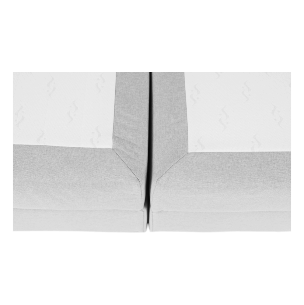 Pat tip BOXSPRING 160x200, gri deschis, FERATA KOMFORT