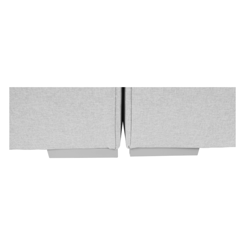 Pat tip BOXSPRING 160x200, gri deschis, FERATA KOMFORT