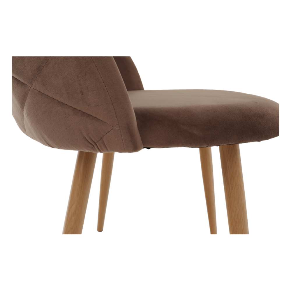 Scaun dining, maro deschis, FLUFFY
