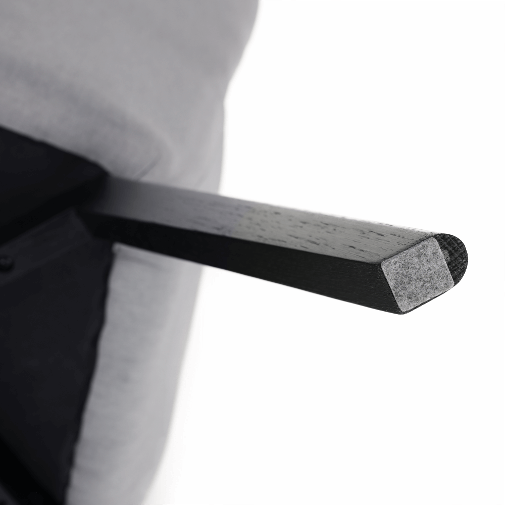 Fotoliu de design, gri/negru, FONDAR