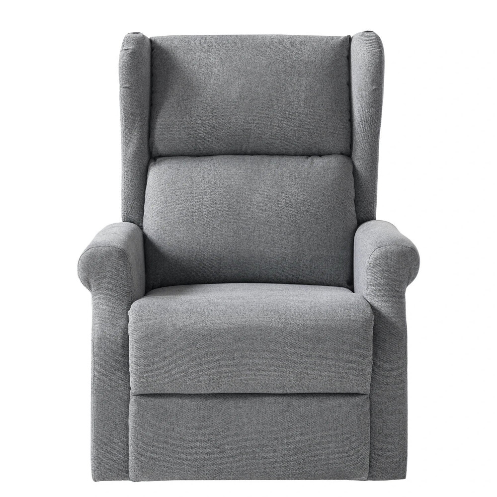 Fotoliu TV electric Barley, Material Textil - Gri