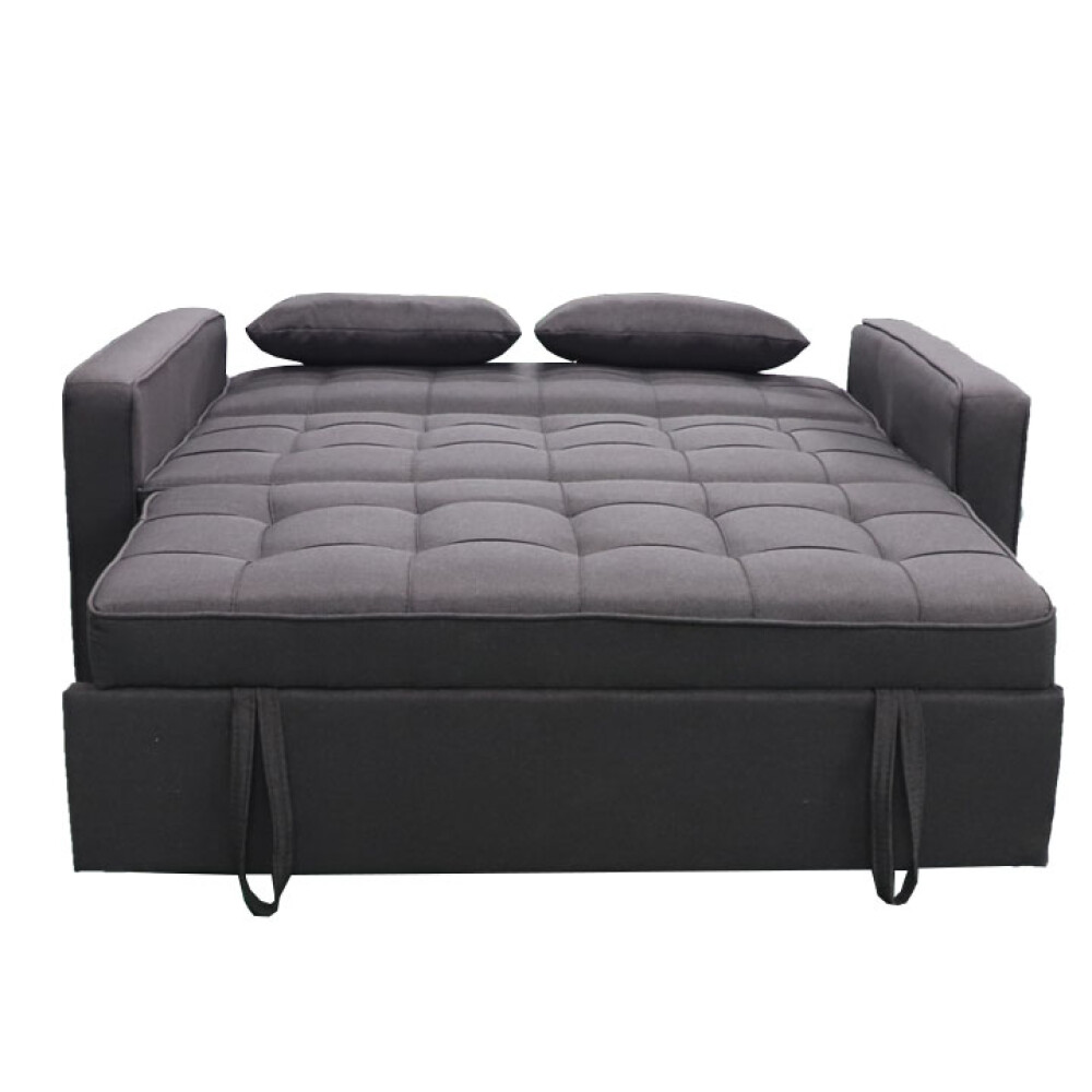 Colţar extensibil, maro, FRENKA BIG BED NEW