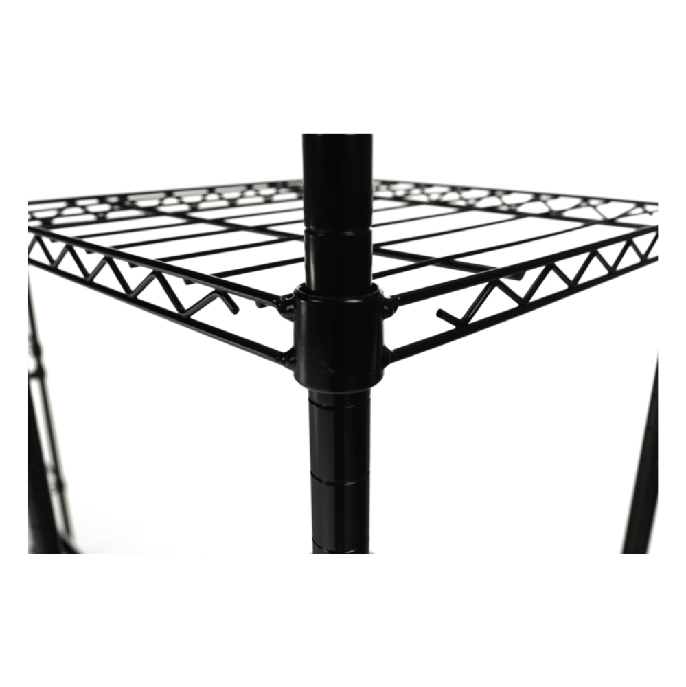 Raft reglabil, negru, GELBAN
