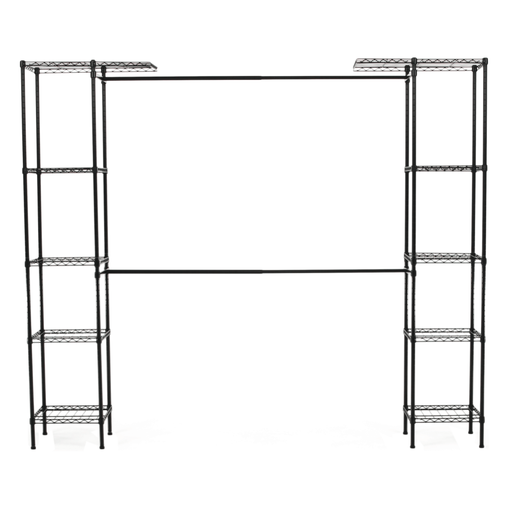 Raft reglabil, negru, GELBAN