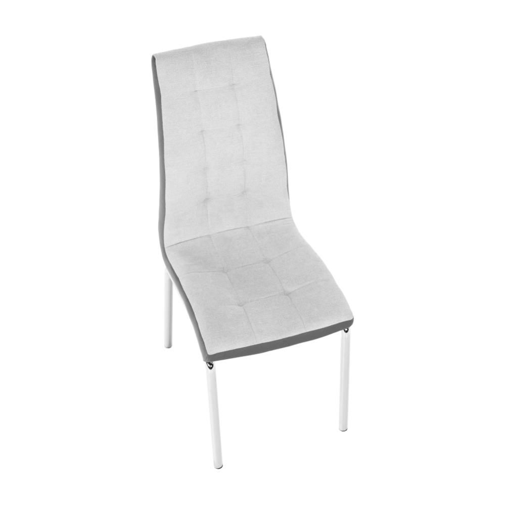 Scaun bucătărie, gri/crom, GERDA NEW