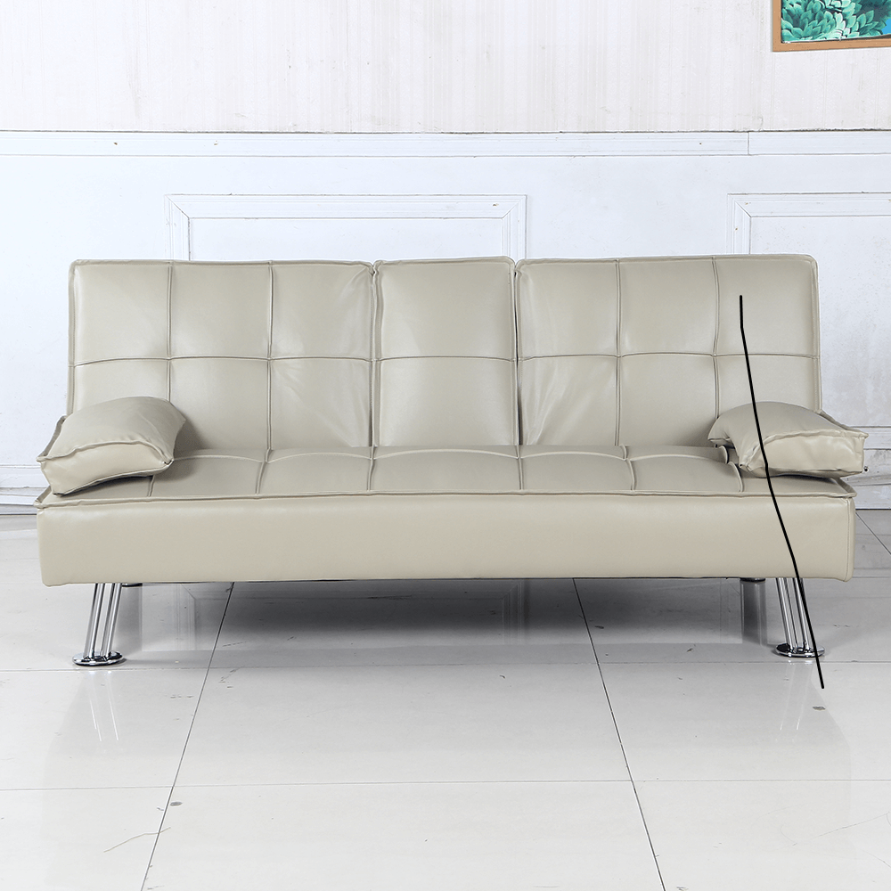 Colţar extensibil, piele eco bej, GOLDIA NEW