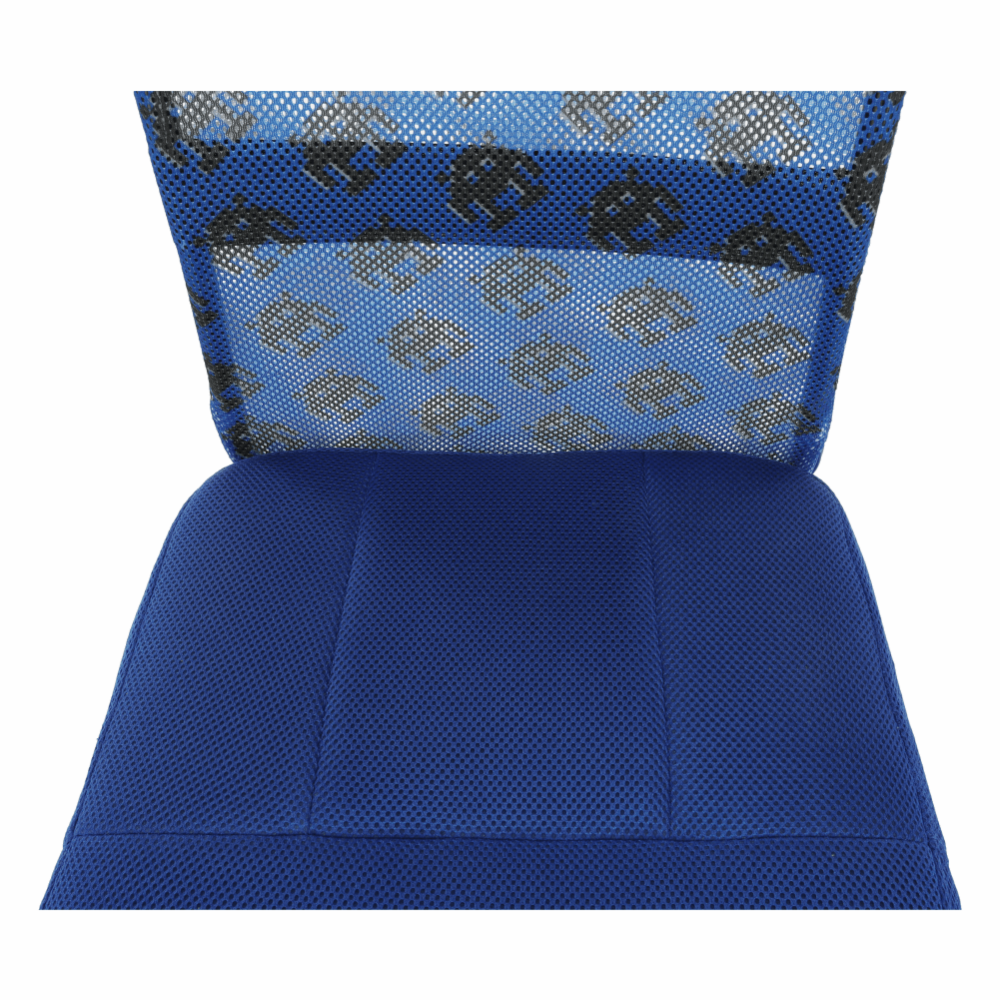 Scaun rotativ,  albastru/model/negru, GOOFY