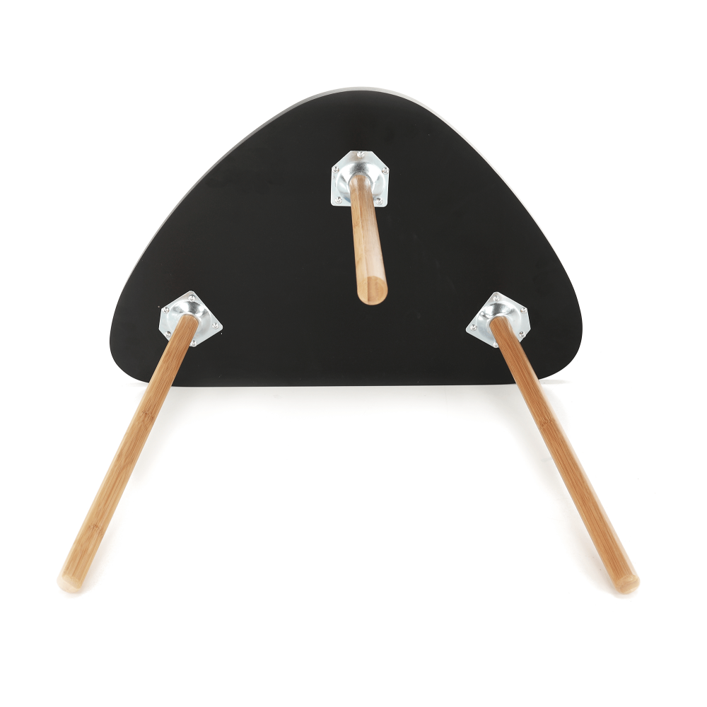 Set de 2 mese, negru / natural, GOREJ