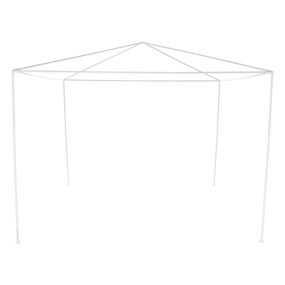 Pavilion grădină/foişor, alb, 3x3 m, GOTAN