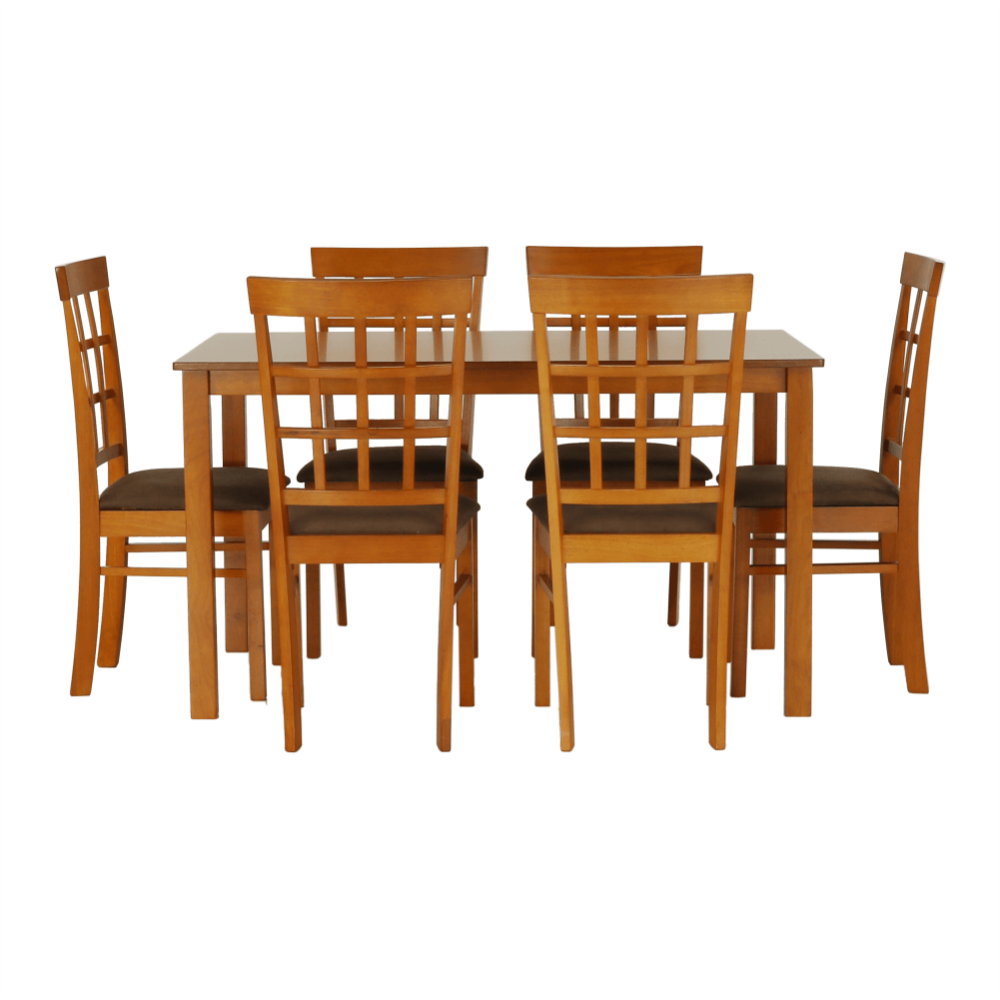 Set dining 1+6, cireş, GRID NEW
