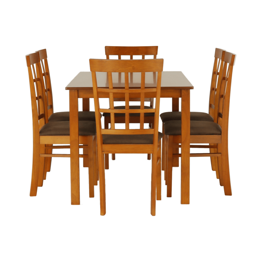 Set dining 1+6, cireş, GRID NEW