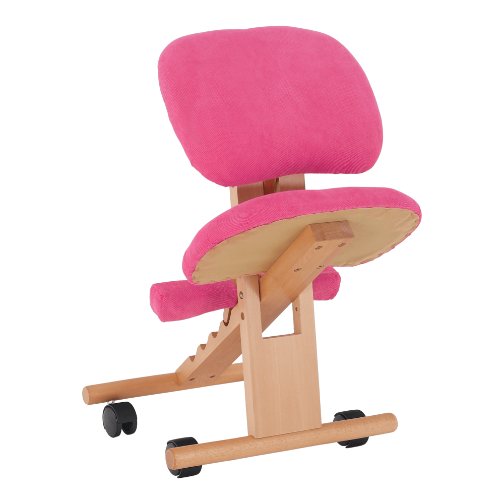 Scaun genunchi ergonomic, roz/ fag, GROCO
