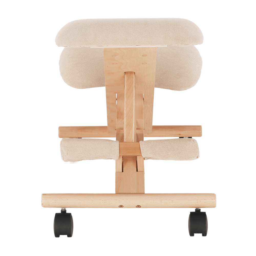 Scaun tip kneeling ergonomic, crem / fag, GROCO