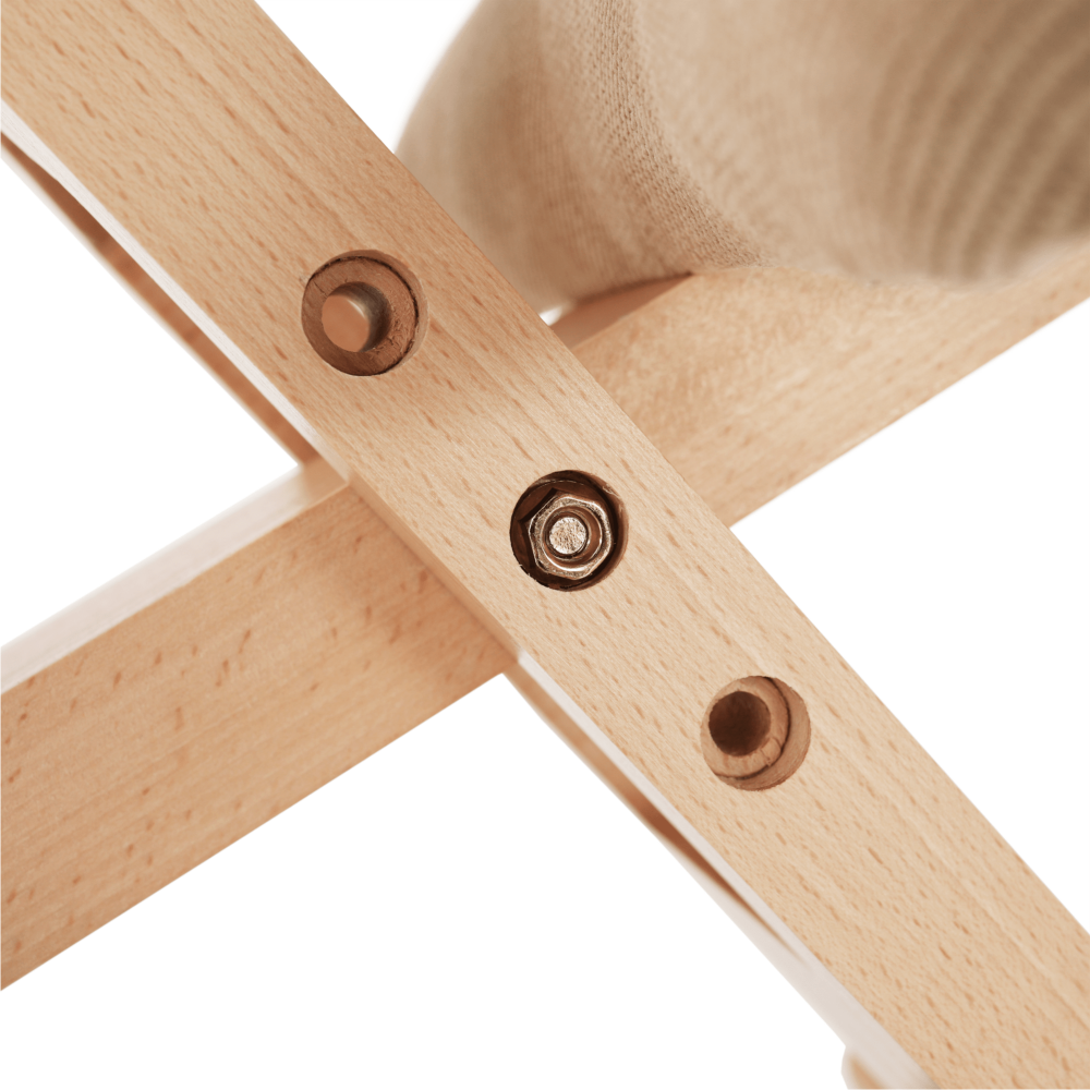 Scaun tip kneeling ergonomic, crem / fag, GROCO