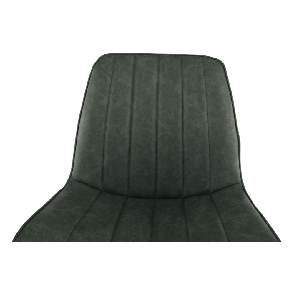Scaun, verde/negru, HAZAL