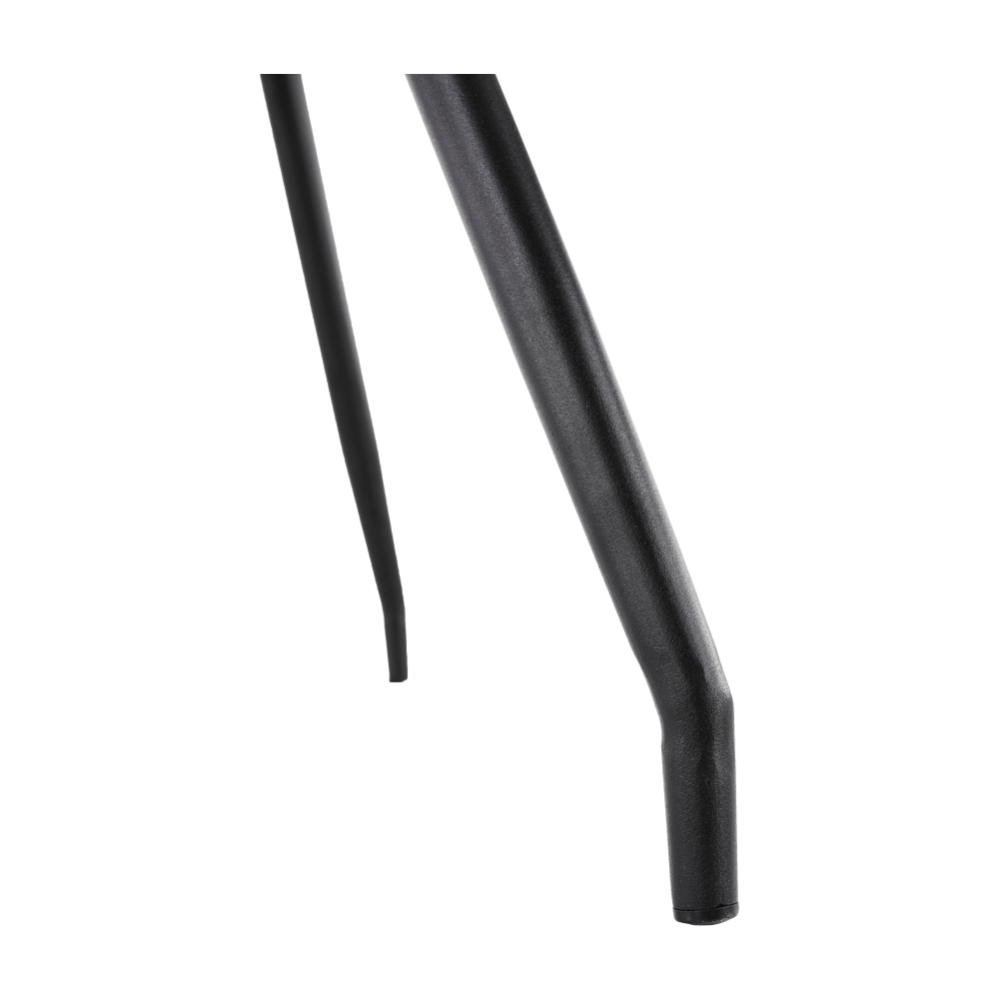 Scaun dining, ţesătură gri maro cu efect de piele întoarsă, HERDA