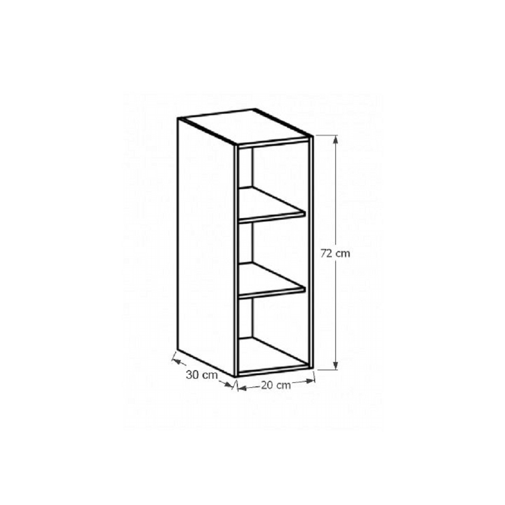 Dulap superior W200, nuc Milano, SICILIA