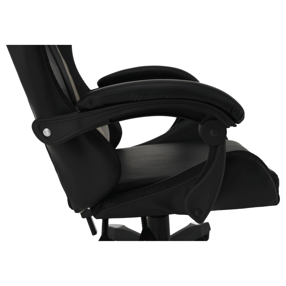 Scaun de birou / joc, gri / negru, JUKA