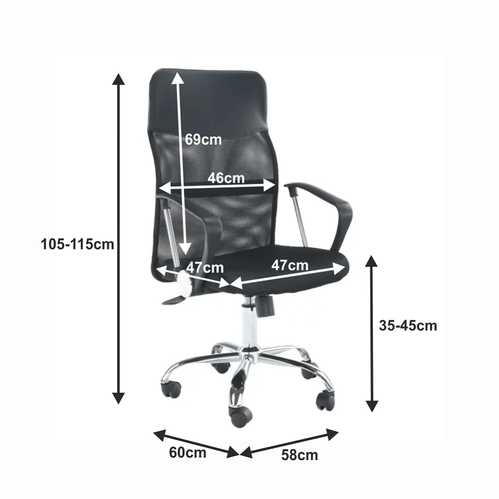 Scaun birou, negru, TC3-973M 2 NEW
