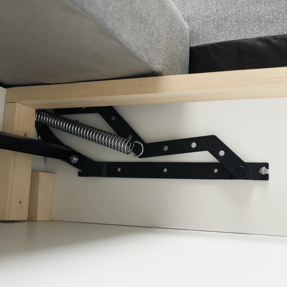 Canapea extensibilă, gri deschis, KEVAN BIG SOFA