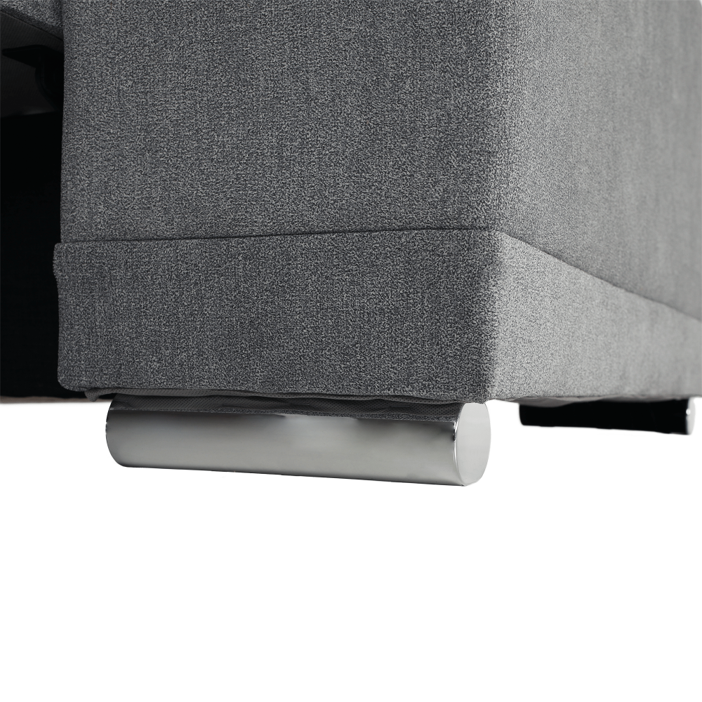 Canapea extensibilă, gri deschis, KEVAN BIG SOFA