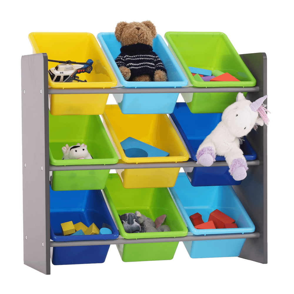 Organizator de jucării, multicolor / gri, KIDO TYPE 3