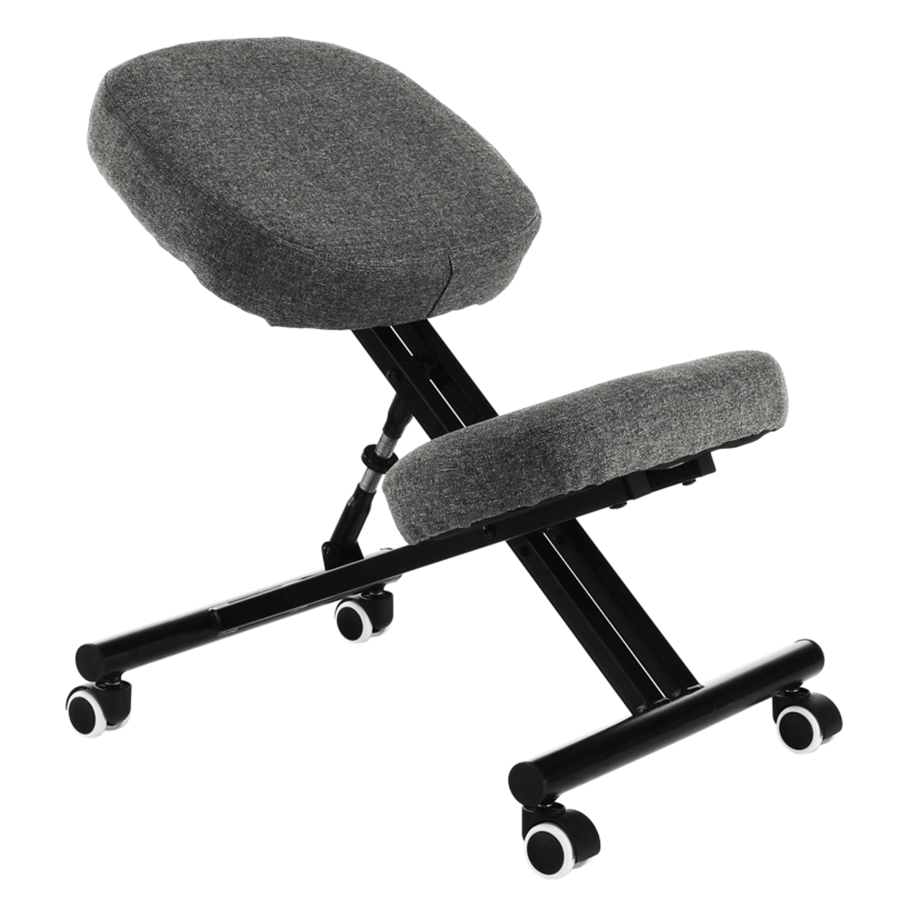 Scaun de îngenunchiere ergonomic, gri maro Taupe/negru, KILIAN