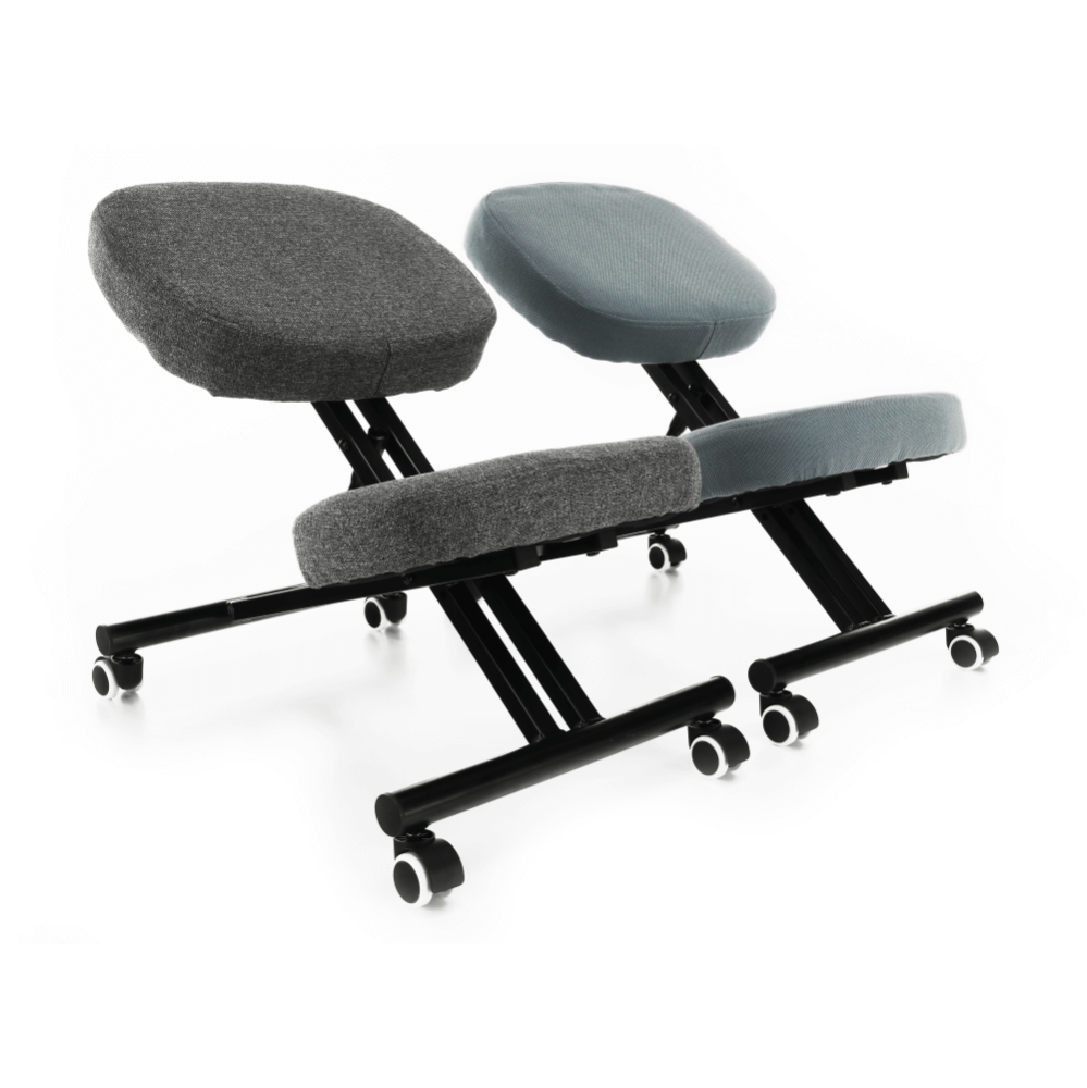 Scaun de îngenunchiere ergonomic, gri maro Taupe/negru, KILIAN