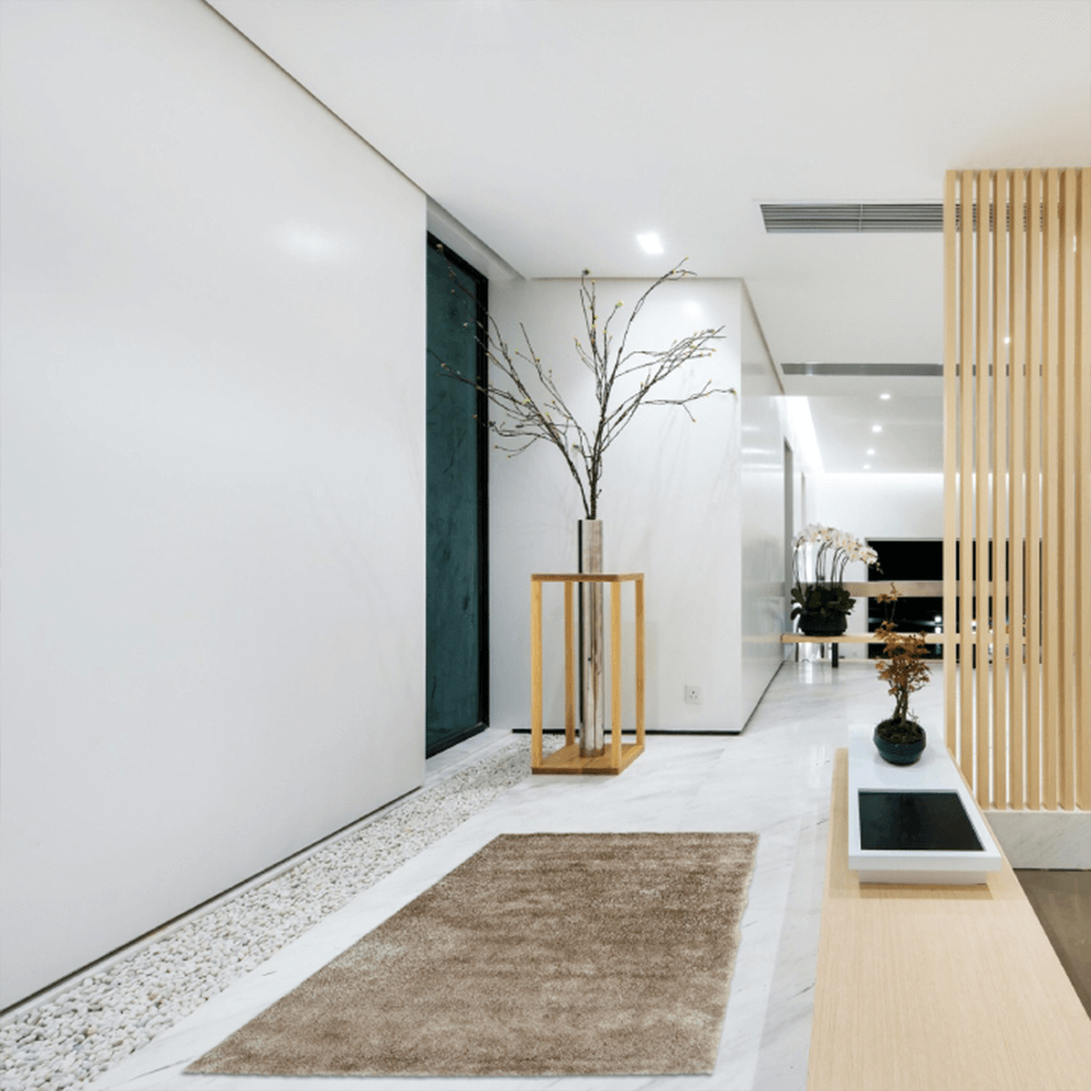 Covor, crem, 70x210, AROBA