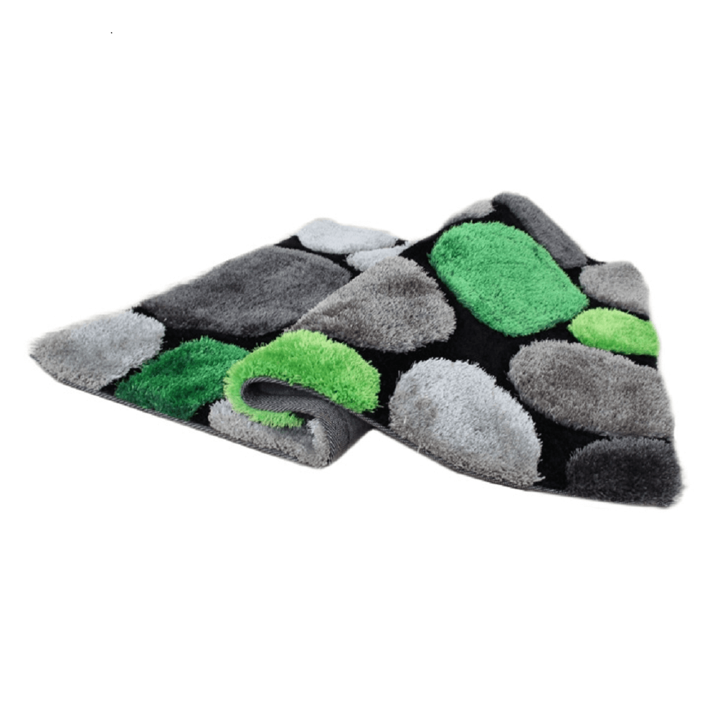 Covor 140x200 cm, verde/gri/negru,  PEBBLE TYP 1
