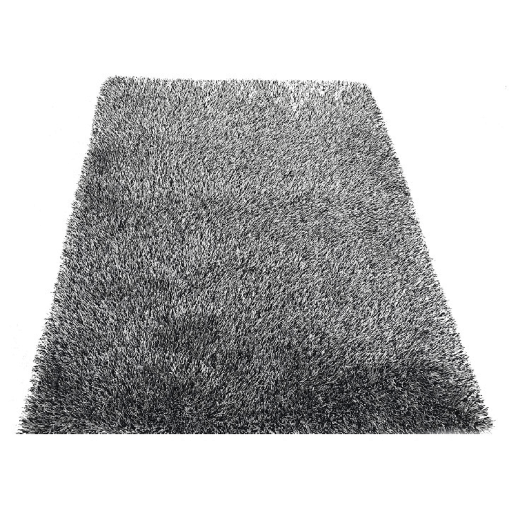 Covor 170x240 cm, alb/negru, VILAN