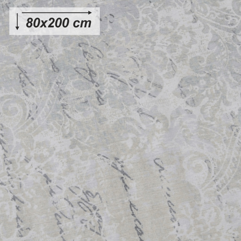 Covor, bej cu model, 80x200, BALIN