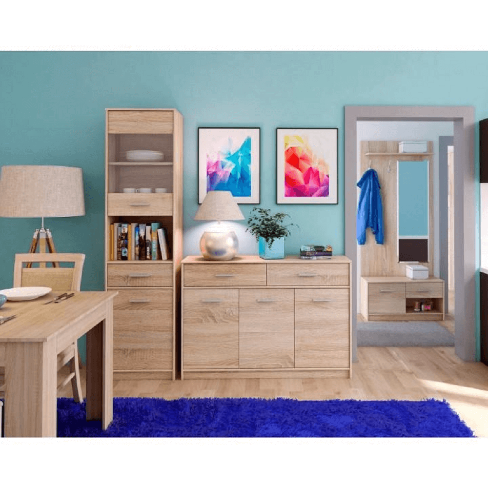 comoda 3D2S, stejar sonoma, TEYO