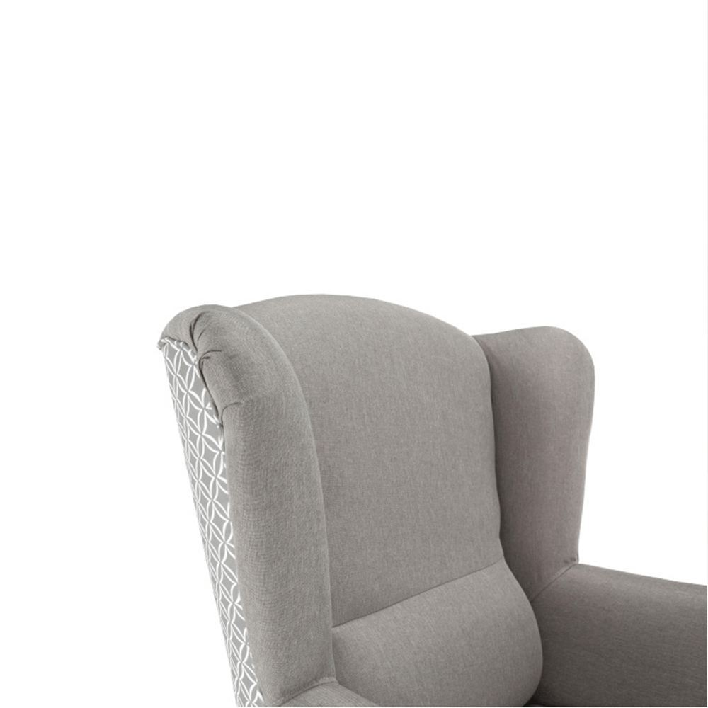 Scaun de design, ţesătură, capuccino/model, BELEK
