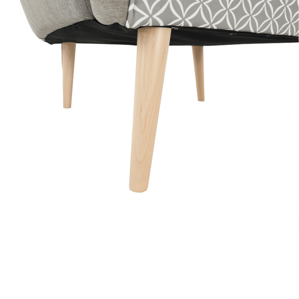 Scaun de design, ţesătură, capuccino/model, BELEK