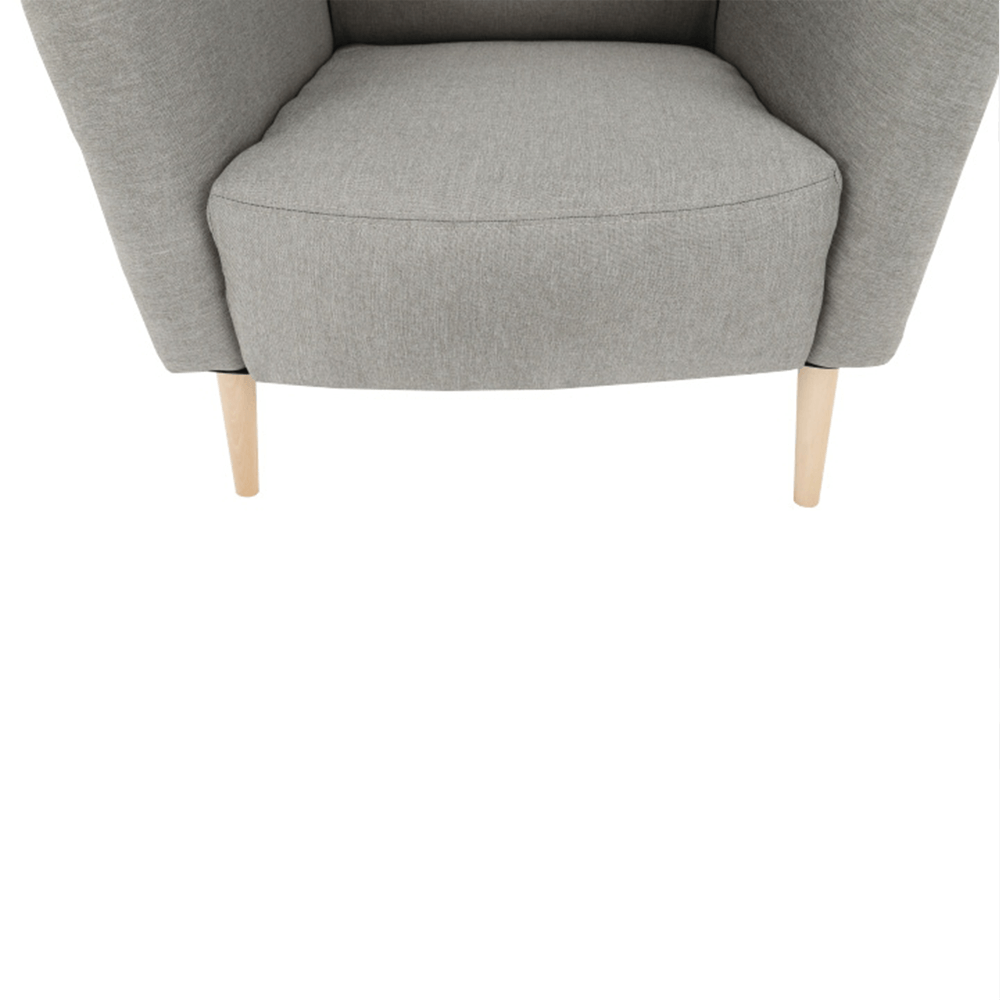 Scaun de design, ţesătură, capuccino/model, BELEK