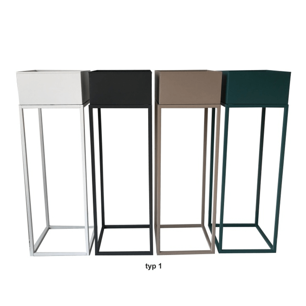 Ghiveci de flori din metal multifuncţional, maro deschis TAUPE, INDIZE TYP 1 WL4211