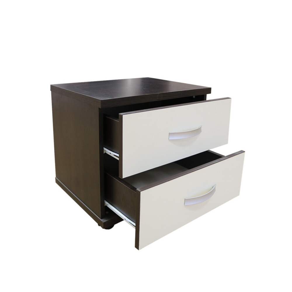Dormitor Laguna cu pat 140x200 cu lada Wenge cu Vanilie