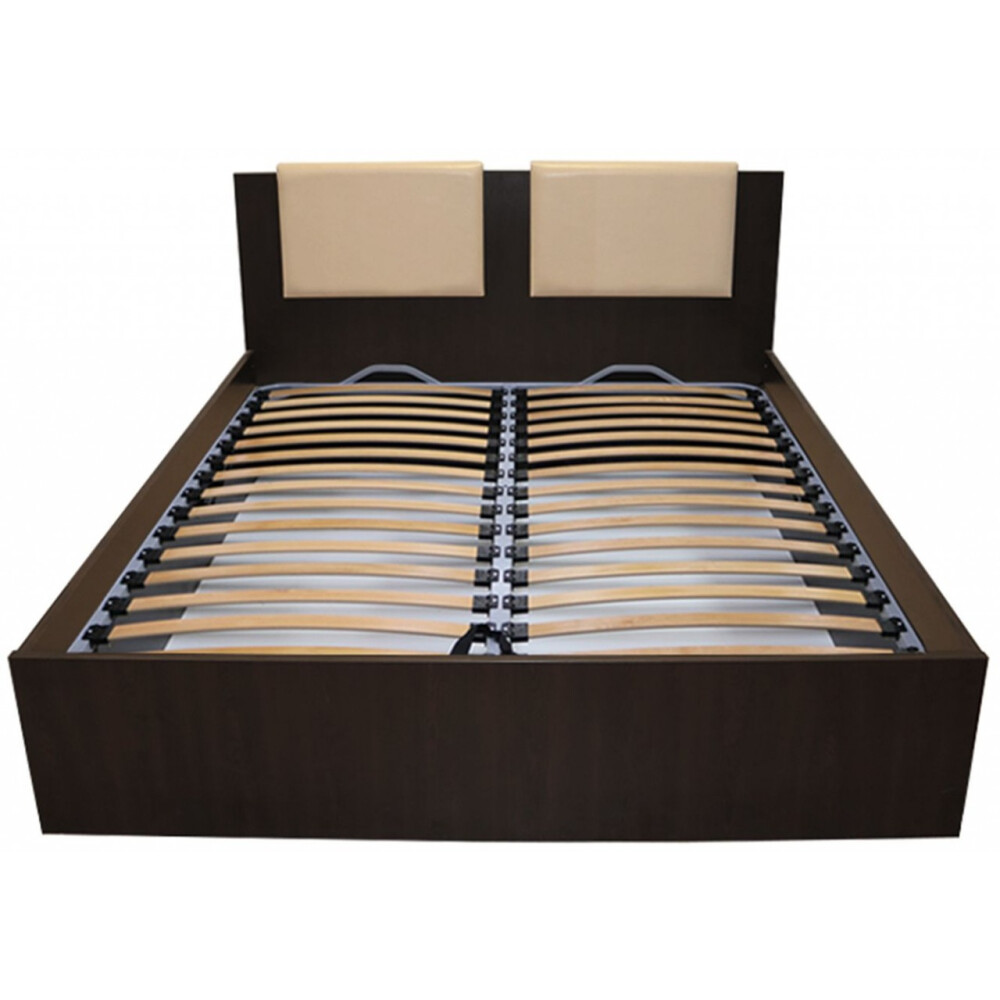 Dormitor Laguna cu pat 160x200 cu lada Wenge cu Vanilie