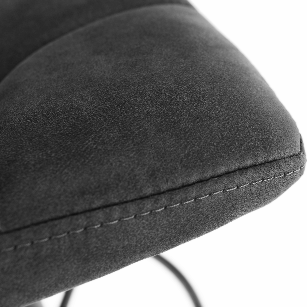 Scaun de bar, gri / negru, LAHELA