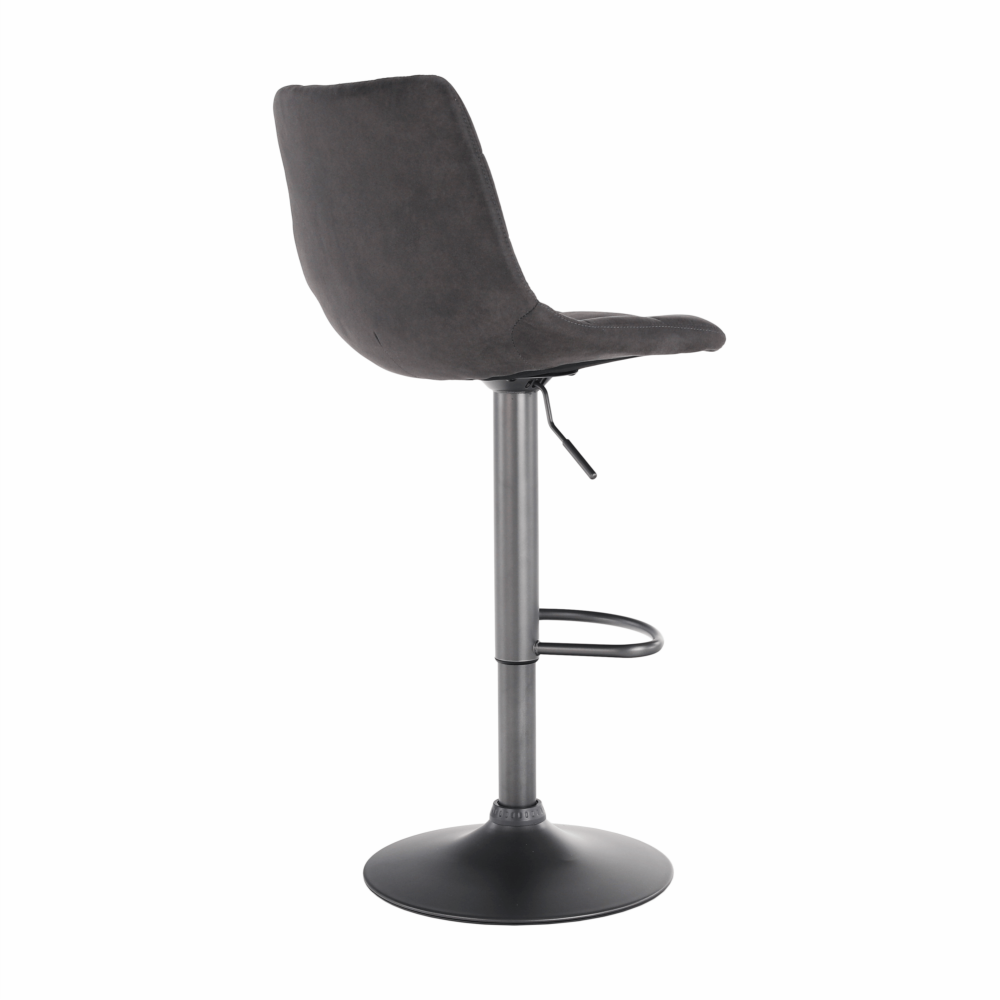 Scaun de bar, gri / negru, LAHELA