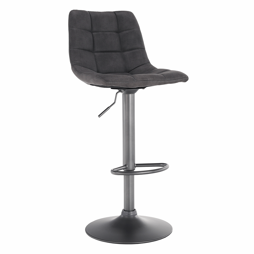Scaun de bar, gri / negru, LAHELA