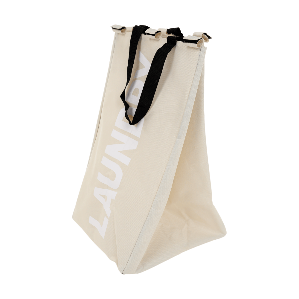 Coş de rufe din pânză, gri-bej, LAUNDRY TYP 1