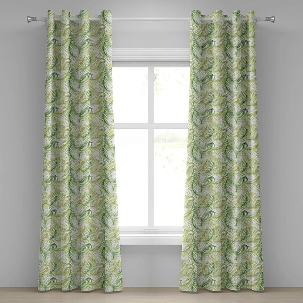 Draperii cu inele Palm Leaves 2 piese