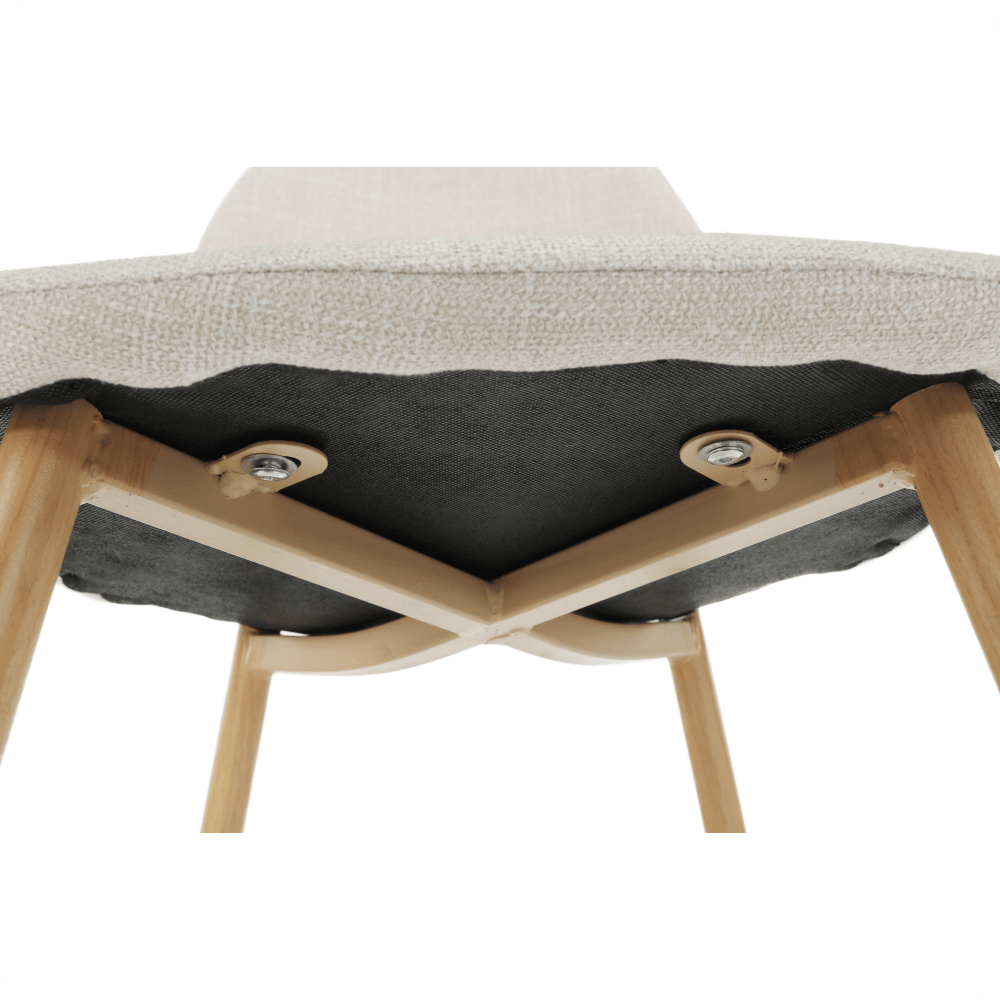 Scaun, textil crem/fag, LEGA