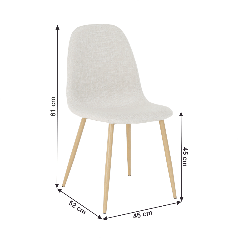 Scaun, textil crem/fag, LEGA