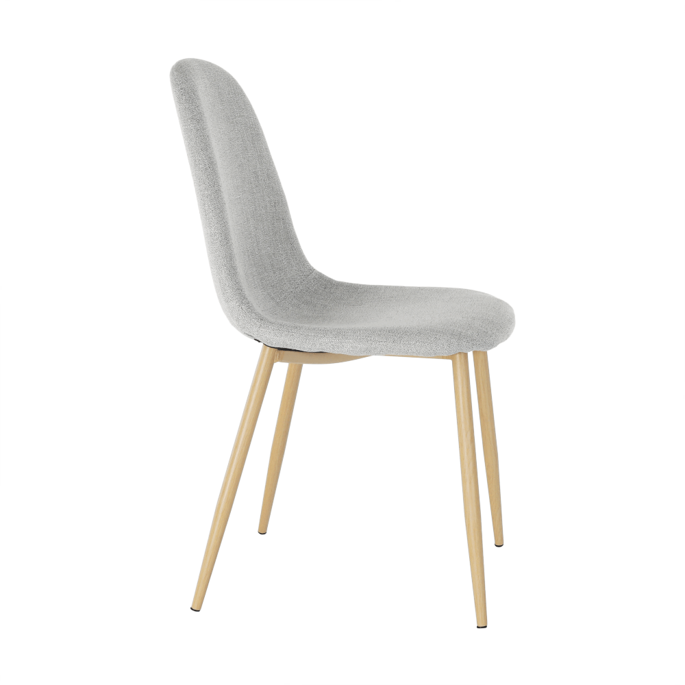 Scaun, textil gri deschis/fag, LEGA