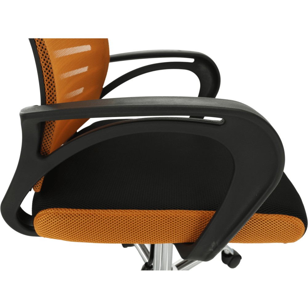 Scaun de birou, portocaliu / negru, LIZBON NEW